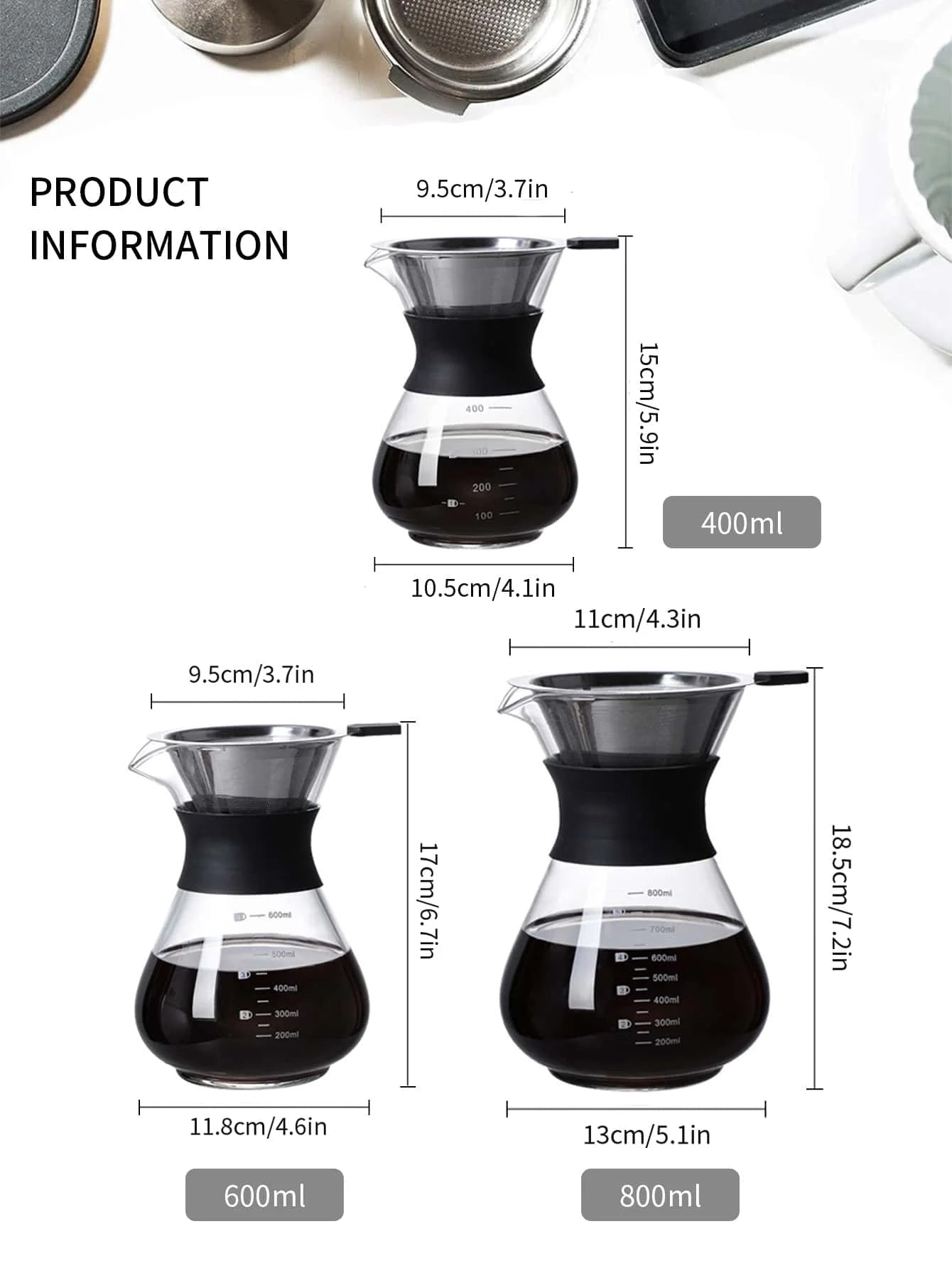 Leeseph Pour Over Coffee Brewer